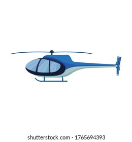 Helicopter vector icon.Cartoon vector icon isolated on white background helicopter.