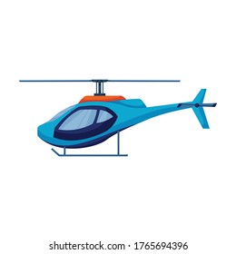 Helicopter vector icon.Cartoon vector icon isolated on white background helicopter.