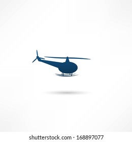 Helicopter - vector illustration