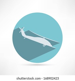Helicopter - vector illustration