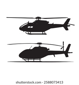 helicopter vector illustration on white background