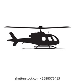 helicopter vector illustration on white background