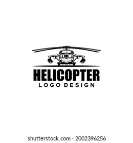 helicopter vector for logo design 