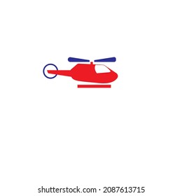 helicopter vector minimalist image or logo