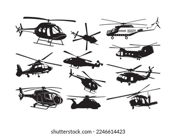 Helicopter vector For Print, Helicopter Clipart, Helicopter vector Illustration