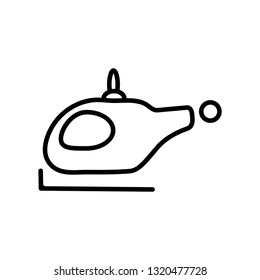 helicopter vector symbol icon