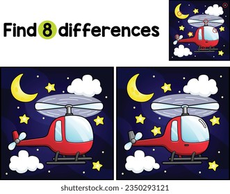 Helicopter Vehicle Find The Differences