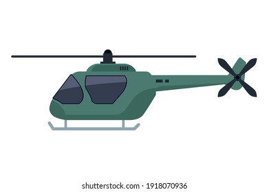 helicopter vehicle flying isolated icon vector illustration design