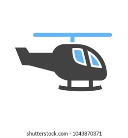 Helicopter, vehicle icon