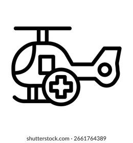 HelikopterRescue Vector Line Symbol Design