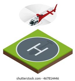 Helicopters fly air transportation. Can be used for advertisement, infographics, game or mobile apps icon. 