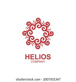 Helios. Sun of God Logo Design