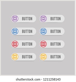 Helipad simple flat icon - Free vector icon