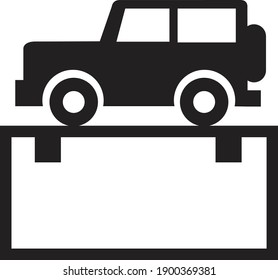 Diseño de icono de heliterraplén aislado en fondo blanco