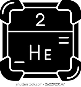 Helium Line vector Icon Design