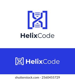 Helix code modern logo designs