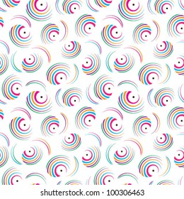 Helix seamless vector pattern