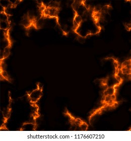 Hell Fire Seamless Texture Background. Decorative Interior Surface Texture. Cloth, Linen, Textile Print Design Background.