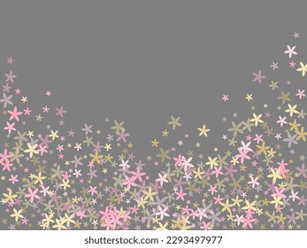 Ilustración vectorial de flores rústicas de Hellebore. Bonitos elementos de flores de campo dispersos. Fondo de la tarjeta de cumpleaños. Flores antiguas Flor abstracta Hellebore. Días de primavera.