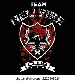 tipografía gráfica de hellfire club tee para ilustración de impresión t shirt vector art