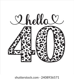 hello 40 background inspirational positive quotes, motivational, typography, lettering design