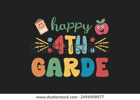 Hello 4th grade t shirt design