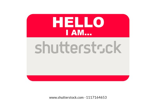 Hello Sticker Vector Stock Vector (Royalty Free) 1117164653 | Shutterstock