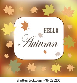 Hello autumn!