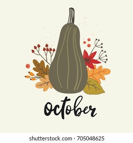 Hello Autumn cool print
