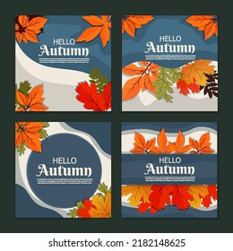 Hello Autumn Day Festivity Social Media Post