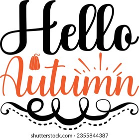 Hello Autumn - Fall design