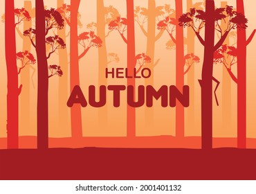 Hallo Herbstflattlandschaft