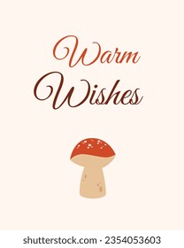 Hello autumn greeting cards. Autumn quotes like Stay Warm, Happy Autumn, Sweater Weather, Welcome Autumn cards.Vector illustration cartoon flat style.