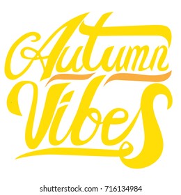 Hello autumn! Hand drawn  Vector illustration.
