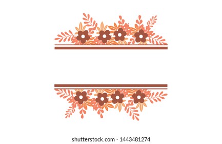 Hello autumn, leaf maple logo 