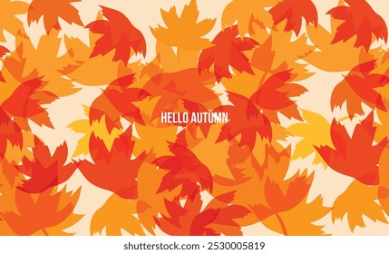 Hello autumn post templates, fall season banners for social media and web