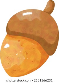 Hello Autumn Watercolor Clipart Set with Leaves, Pumpkin, Coffee, and Scarf