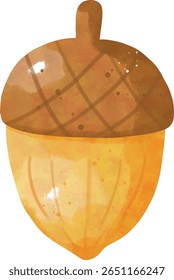 Hello Autumn Watercolor Clipart Set with Leaves, Pumpkin, Coffee, and Scarf