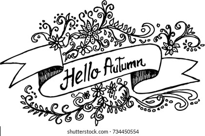 hello autumn,sketch