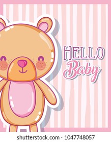 Hello baby card