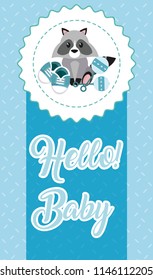 Hello baby card