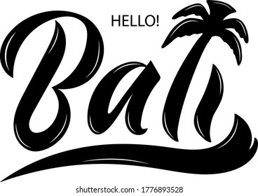 logo bali images stock photos vectors shutterstock https www shutterstock com image vector hello bali handwritten text isolated on 1776893528