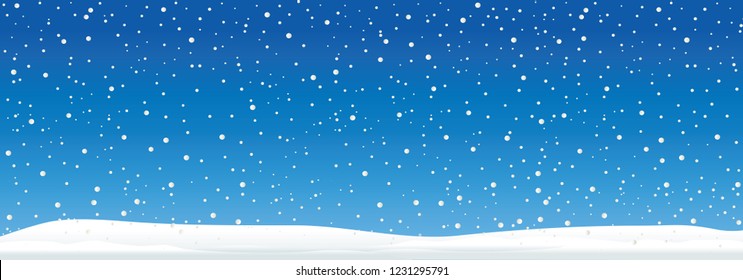 Hello Blue winter landscape snowy funny Snowmen snowman Vector snowdrifts falling falling snowflake snowflakes Merry Christmas Happy New Year xmas Shining snowfall snowball balls december let it snow