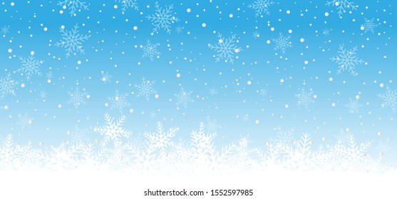 Hello Blue winter landscape snowy funny Snowmen snowman Vector snowdrifts falling falling snowflake snowflakes Merry Christmas Happy New Year xmas Shining snowfall snowball balls december let it snow