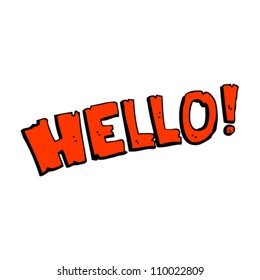 hello cartoon
