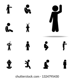 hello, child icon. child icons universal set for web and mobile