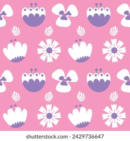 hello colorful spring cute hand drawn abstract flower symbol object vector illustration