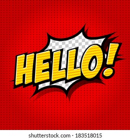 Hello Comic High Res Stock Images Shutterstock