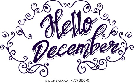 hello december, quotes, sketch