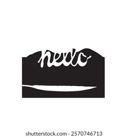 A HELLO DESIGN Silhouettes FOR ADS AND PROJECT